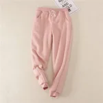 Autumn Women Gym Sweatpants - Pink