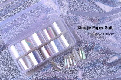 Nail Art Transfer Foils Set Of 12 - Shop at LoveMi