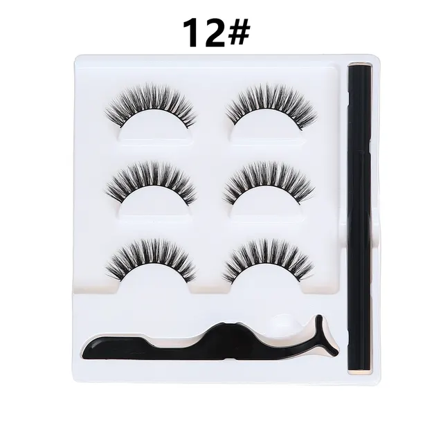 3 pairs of magic false eyelashes 12Style - Shop at LoveMi