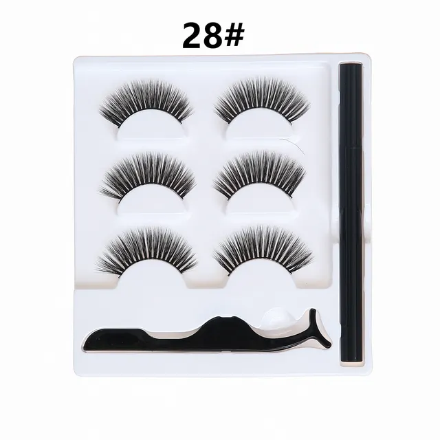 3 pairs of magic false eyelashes 28Style - Shop at LoveMi