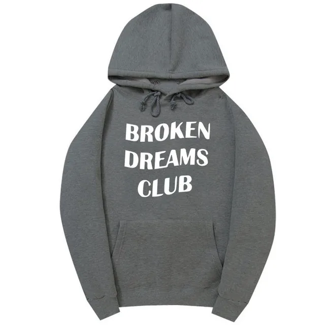 Men's and Women's Fleece Hoodie Sweatshirt Coat Dark Grey - Shop at LoveMi