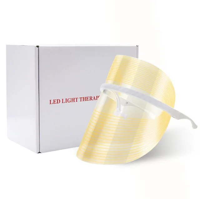 LED Photonic Skin Instrument 3 Colors Light Skin Care Facial Mask Default - Shop at LoveMi