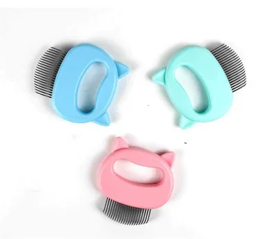 Pet Hair Removal Massaging Shell Comb 3Colors Set - Shop at LoveMi