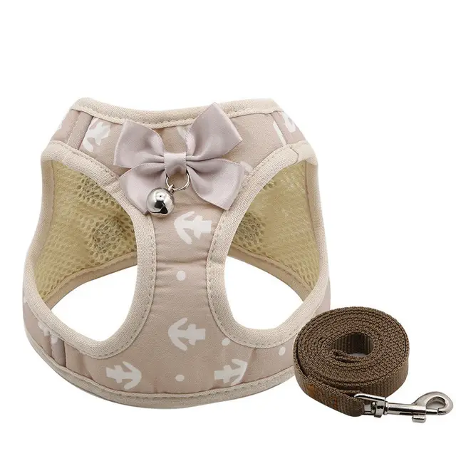 Pulling chest back cat walking rope Beige - Shop at LoveMi