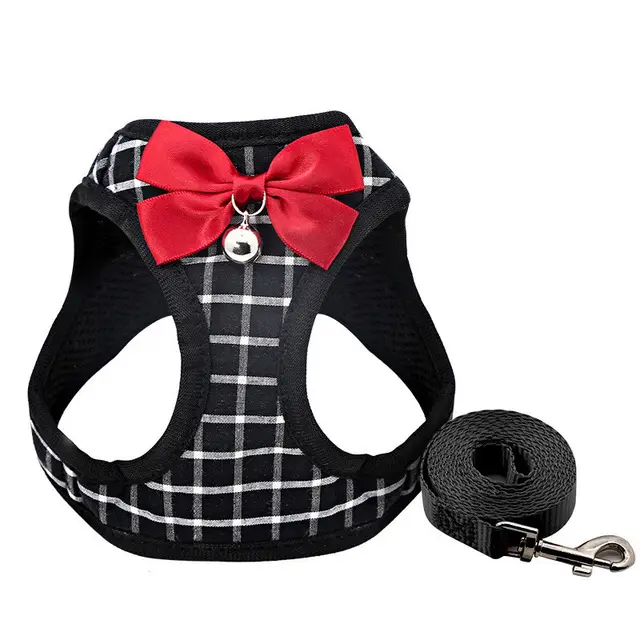 Pulling chest back cat walking rope Black - Shop at LoveMi