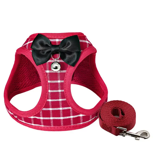 Pulling chest back cat walking rope Red - Shop at LoveMi