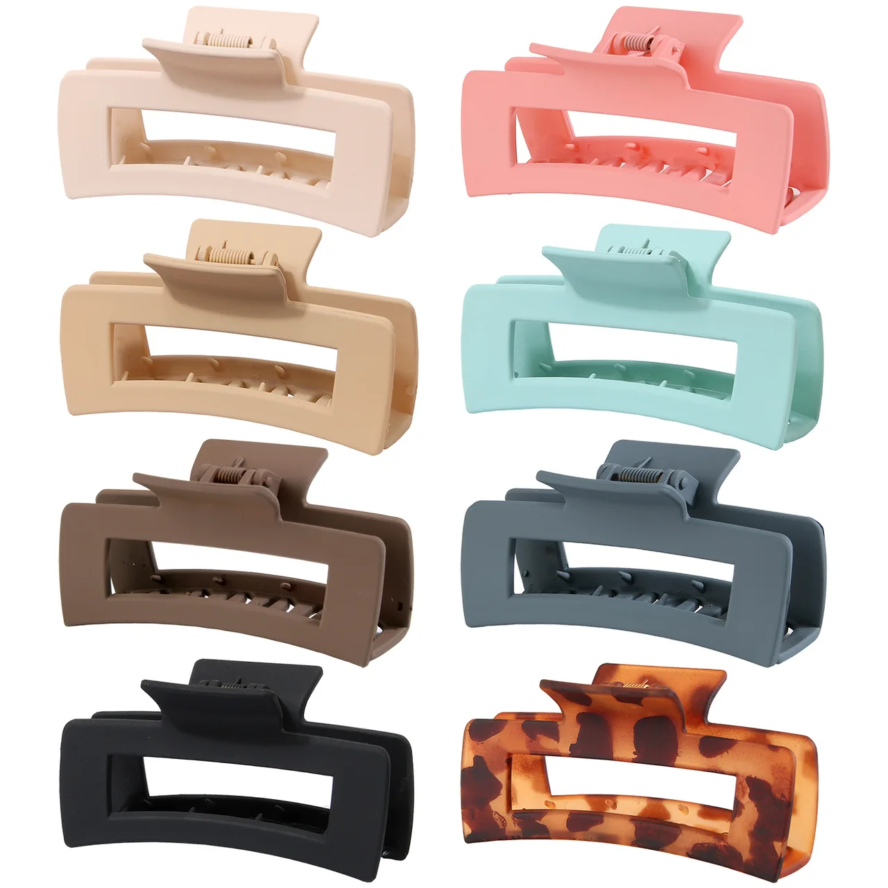 Candy-colored Ponytail Clip Shower Clip Hair Accessory - N Set