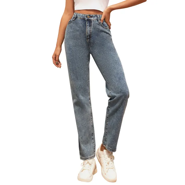 Vintage washed jeans Blue - Shop at LoveMi