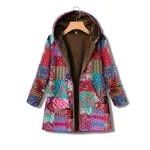 Cotton and linen hooded cotton suit - Red