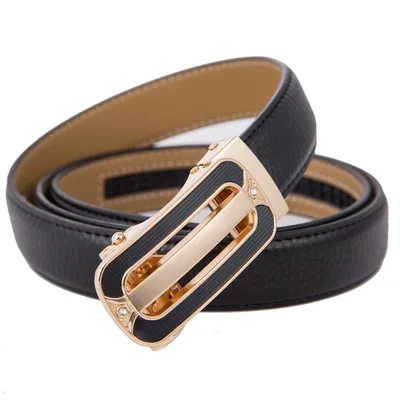 Automatic buckle belt Black A - Shop at LoveMi
