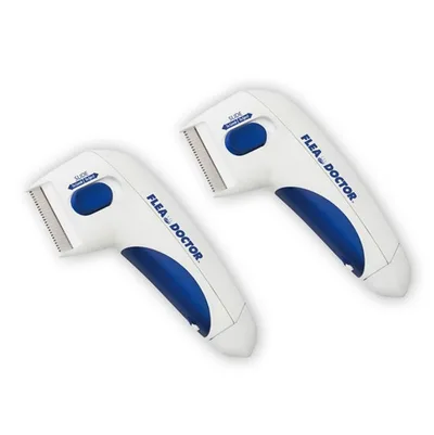 Flea Tick Killer Pet Comb Blue 2Pcs - Shop at LoveMi