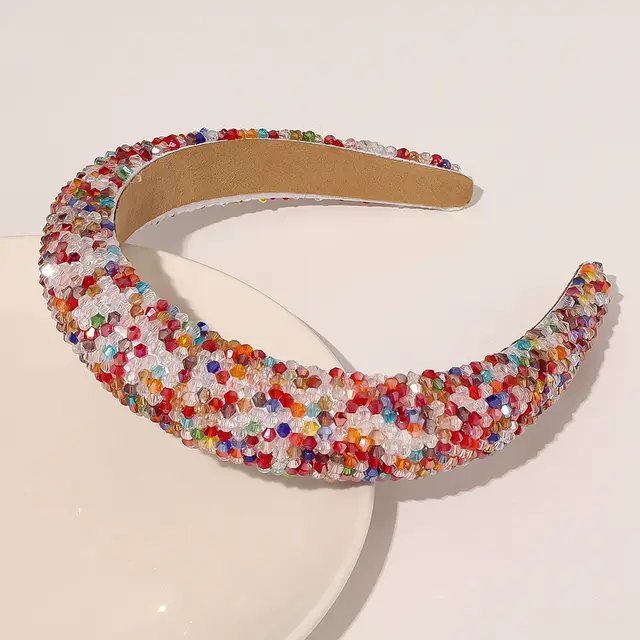 Sponge wide brim handmade headband Mixed Colors - Shop at LoveMi