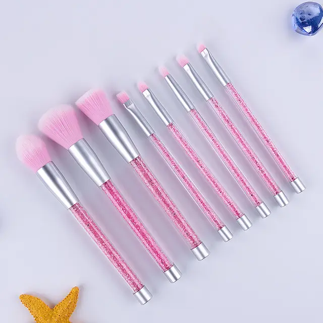 purple pink crystal makeup brushes Pink - Shop at LoveMi