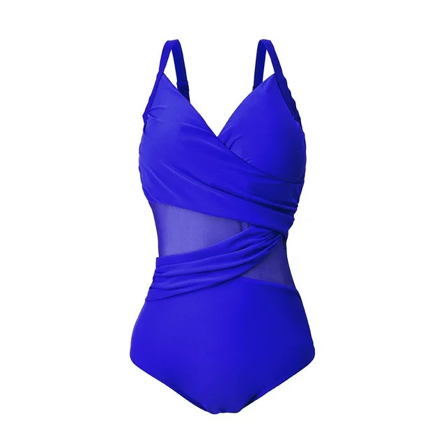 Women plus size Bikini - Royal Blue