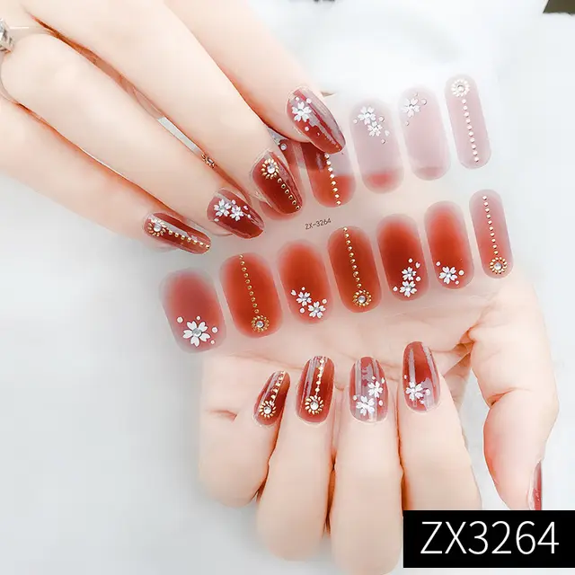 3D stereo full waterproof nail stickers Zx 3264 - Shop at LoveMi