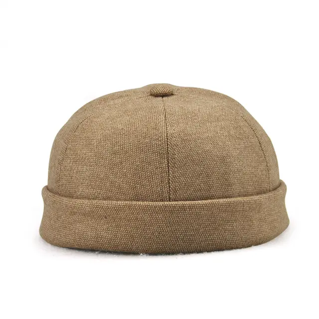 Flip Front Landlord Hat Dark Beige - Shop at LoveMi