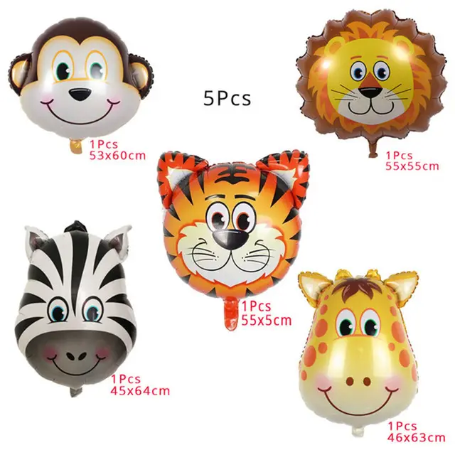 Animal birthday party decoration set balloon hinge set 2. - Shop at LoveMi
