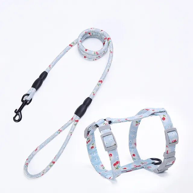 Cat I shaped chest harness Light Blue - Shop at LoveMi
