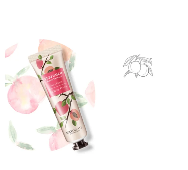 Plant Hand Cream Peach5Pc - Shop at LoveMi