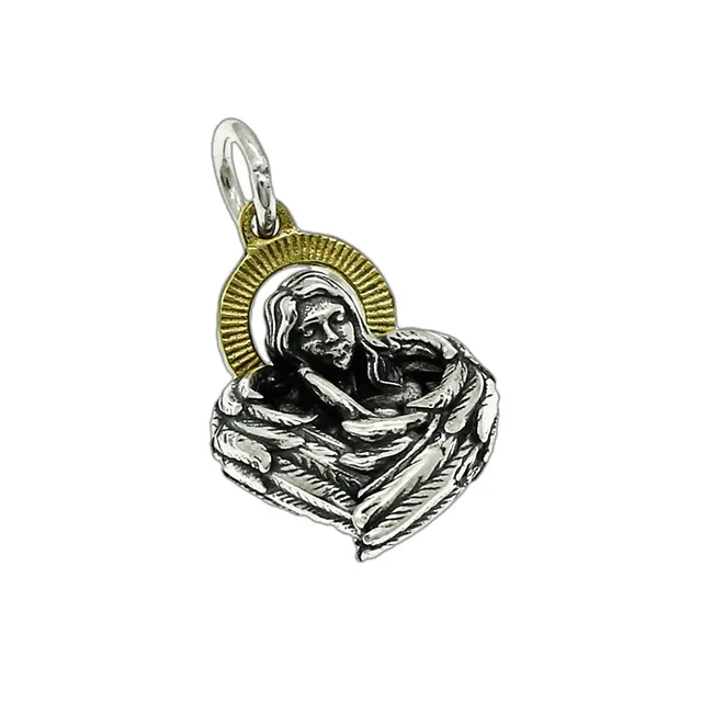 Vintage Angel Wing Pendant in Sterling Silver Pendant - Shop at LoveMi