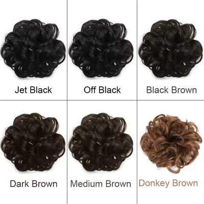 Wig hair circle Jet Black 2 Pcs - Shop at LoveMi