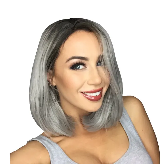 Mid section wave wig Silver - Shop at LoveMi