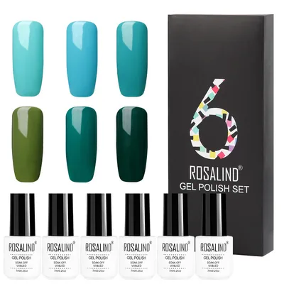 6 Colors Set Solid Color Gel Polish Set Nail Polish Gift Box Manicure Rctc6 6 - Shop at LoveMi