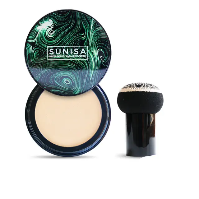 Mushroom head air cushion moisturizes, conceals and brightens skin tone 2Pc White - Shop at LoveMi