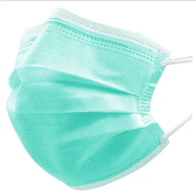 Professional Medical Mask Disposable 3 Ply Face Mask Antiviral Medical Surgical Mask Green 50Pcs - Shop at LoveMi