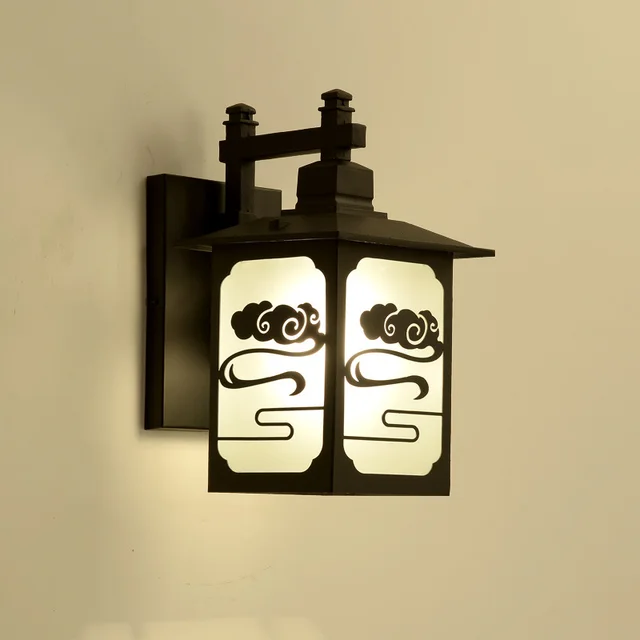 Retro aisle lamp fence outdoor wall lamp at garden gate 1201Style - Shop at LoveMi
