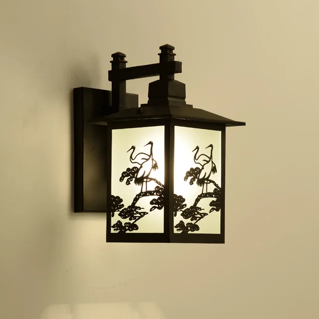 Retro aisle lamp fence outdoor wall lamp at garden gate 1204Style - Shop at LoveMi