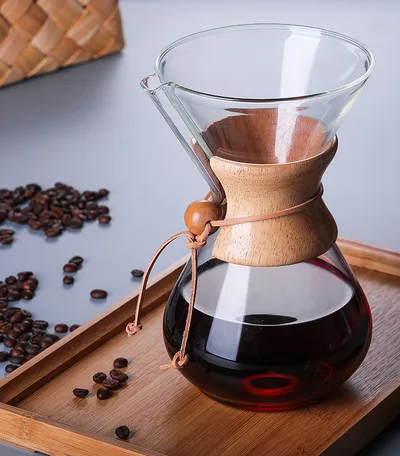 High temperature glass hand coffee pot sharing pot 400 Ml Coffee Pot - Shop at LoveMi