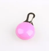 Dog LED glowing pendant necklace Safety puppy Cat Night Light Flashing Collar Pink - Shop at LoveMi