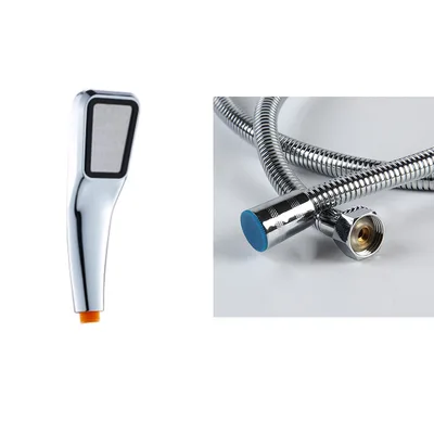 300 Hole Pressurized Shower Head Square Hand Shower White With Copper Cap - Shop at LoveMi
