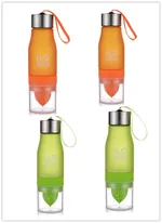 New Colorful Frosted Plastic Lemon Cup - 2Orange 2Green - View 1