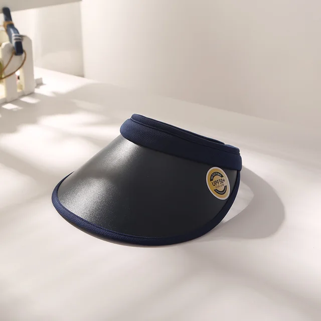 Women's sunscreen empty top hat Navy Blue 12Cm - Shop at LoveMi