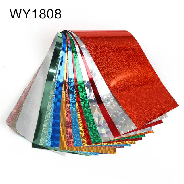 20x4cm Mix Nail Art Transfer Foil Sticker Wy1808 - Shop at LoveMi