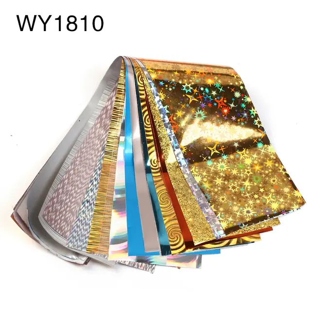 20x4cm Mix Nail Art Transfer Foil Sticker Wy1810 - Shop at LoveMi