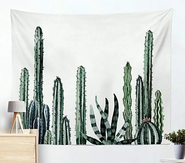 Cactus tapestry background tapestry 150X130Cm Thick - Shop at LoveMi