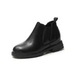 Wild students Vintage Boots Flat Ankle British Style - Black