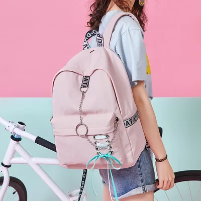 Charging backpack Cherry Powder L - Shop at LoveMi