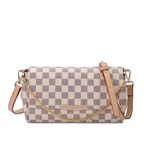 Single diagonal handbag - Beige