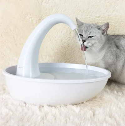 Automatic Swan Pet Cat Water Dispenser Drinking Bowl Water Dispenser - Shop at LoveMi