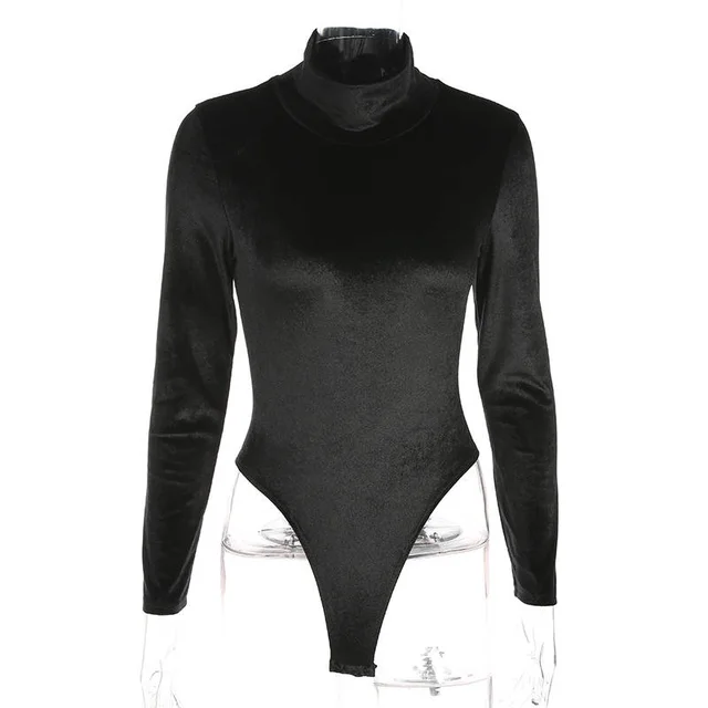 Velvet thermal jumpsuit Black - Shop at LoveMi