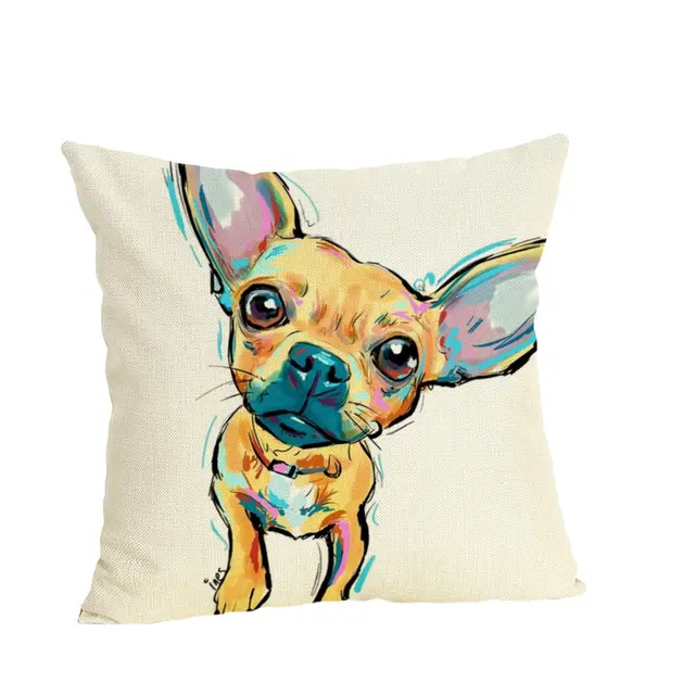 Dog Series Linen Cushions - Shop at LoveMi