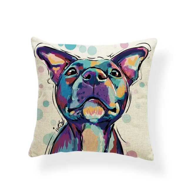 Dog Series Linen Cushions I - Shop at LoveMi