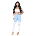 Light Blue And White