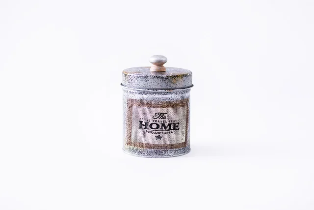 Vintage Iron Shop Linen Paste English Coffee Tea Storage Tank B Home - Shop at LoveMi