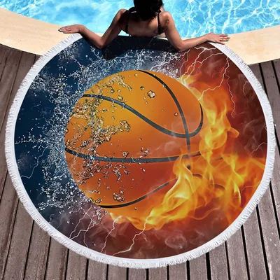 Round printed beach towel D 540G 150Cm - Shop at LoveMi