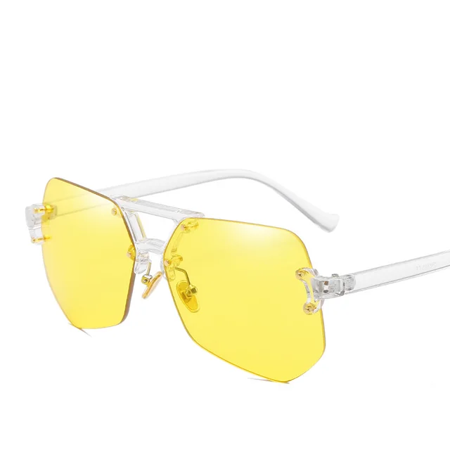 Ladies sunglasses goggles Yellow - Shop at LoveMi